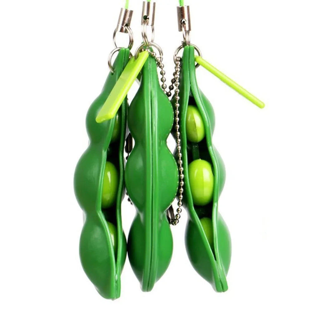 Pea Pod Keychain Fidget