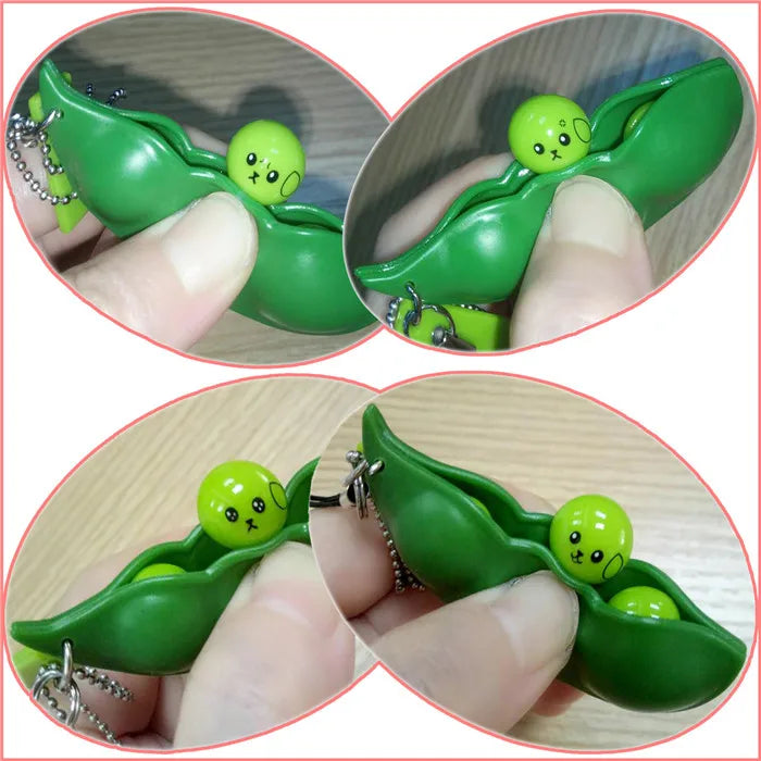 Pea Pod Keychain Fidget