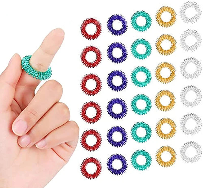 Sensory Finger Ring Set