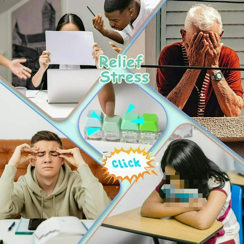 Silent Keyboard Clicker Keychain
