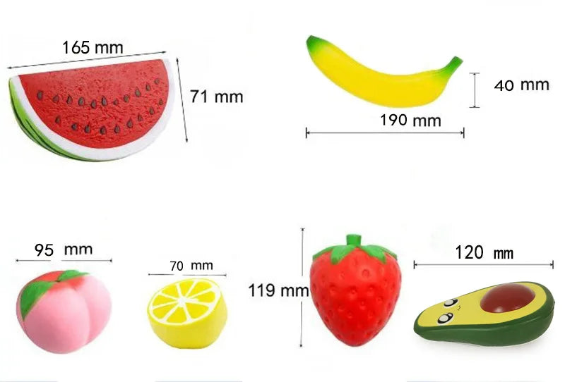 Jumbo Fruit Squishy