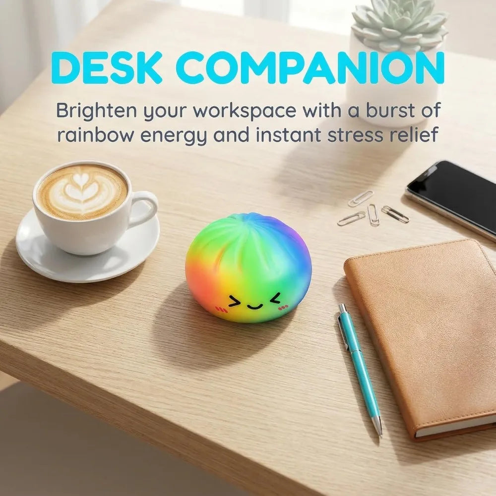 Rainbow Dumpling Squishy