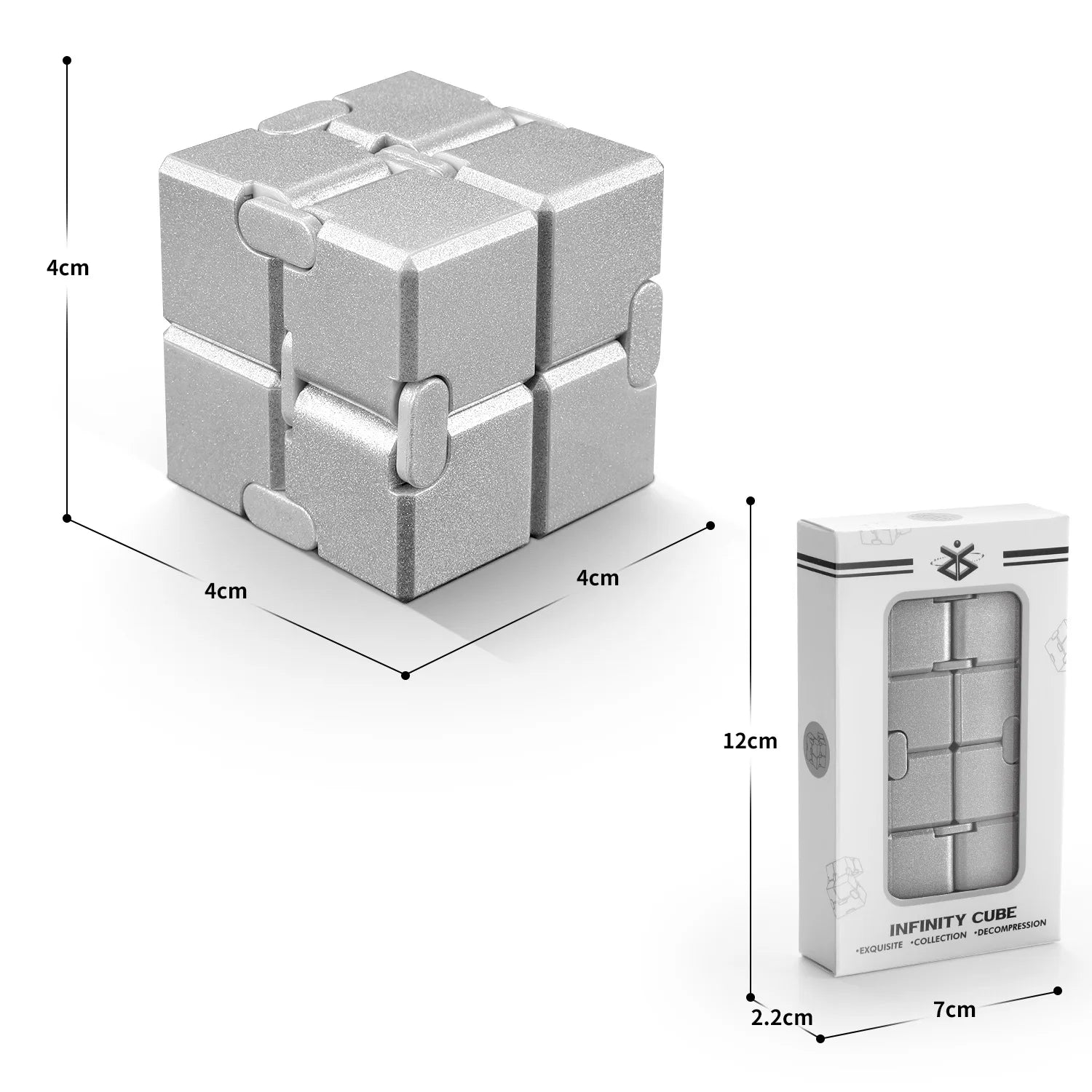 Metallic Infinity Cube
