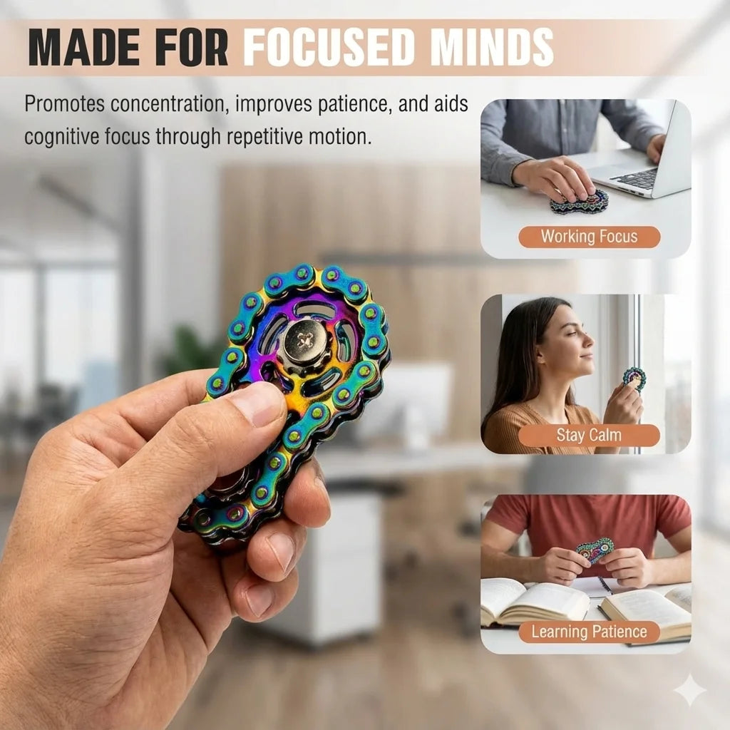 Bike Chain Finger Spinner