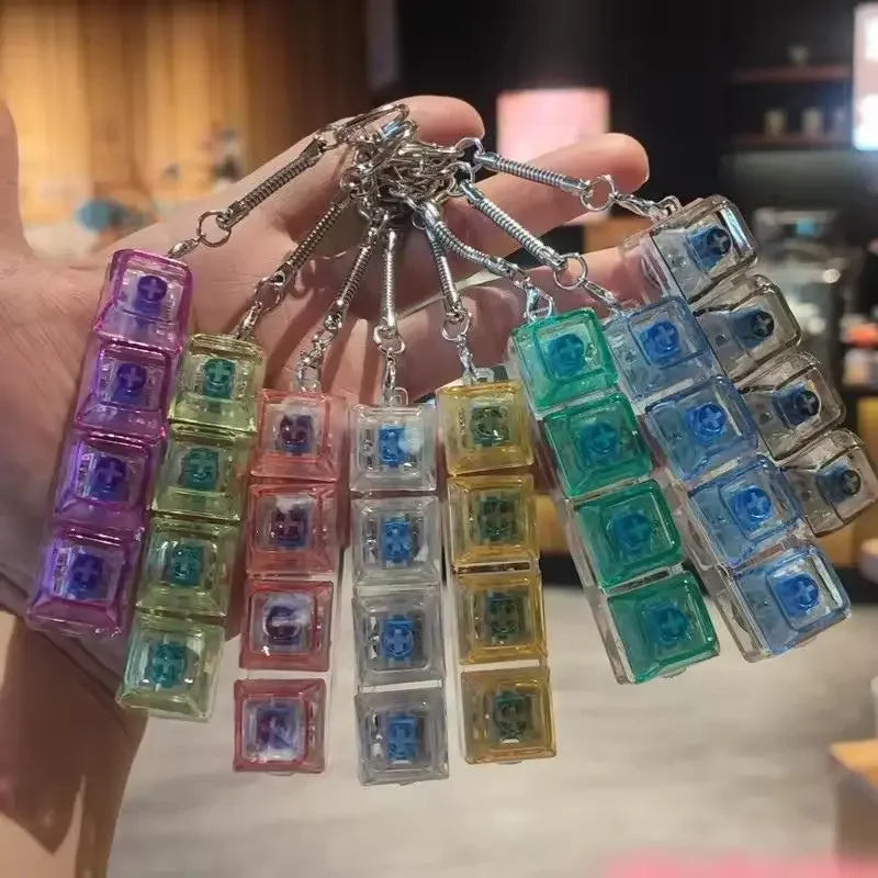 LED Keyboard Clicker Keychain