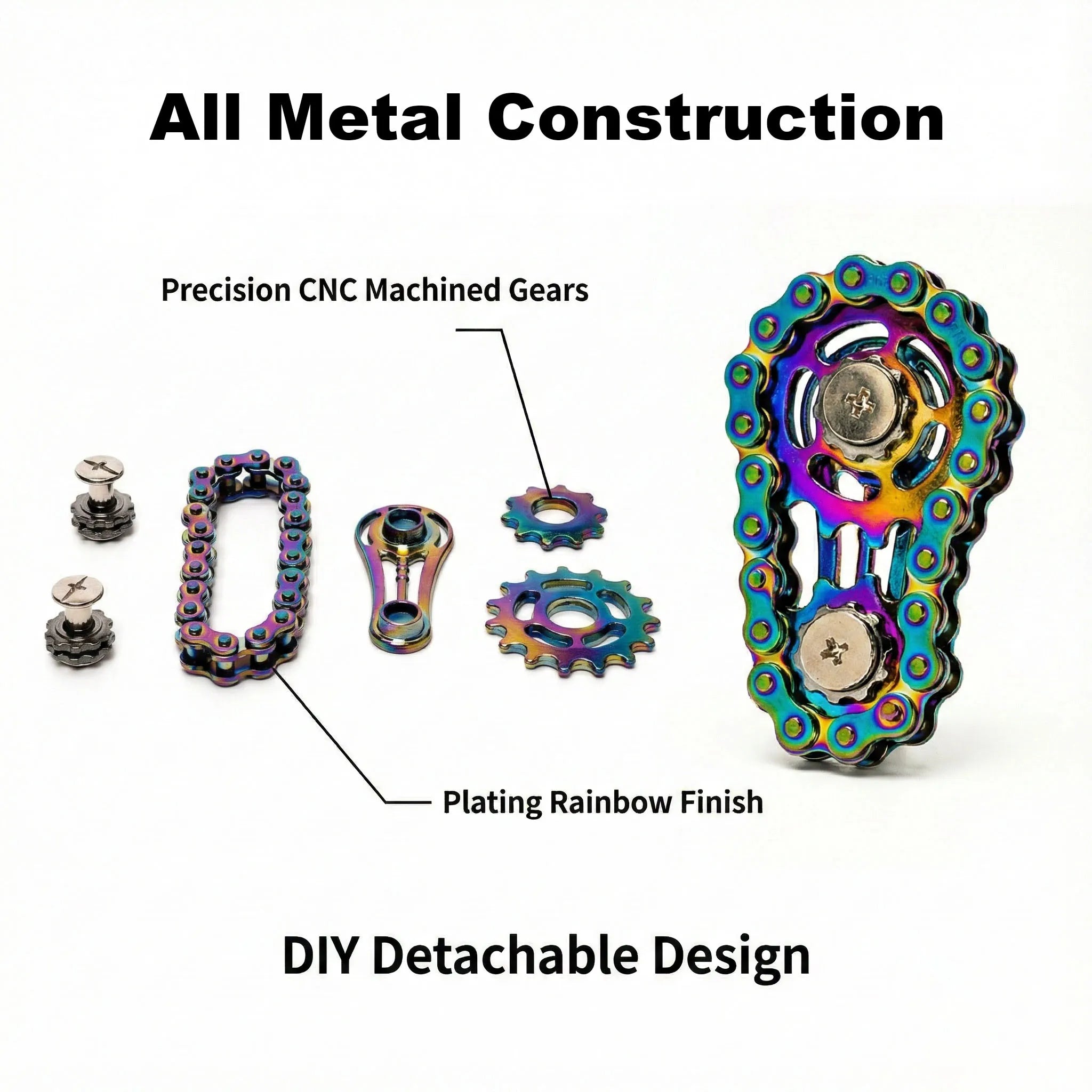 Bike Chain Finger Spinner