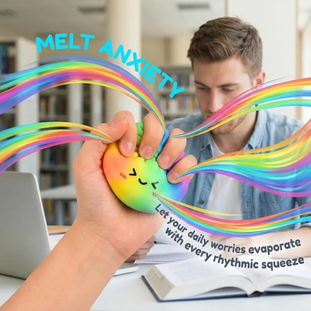 Rainbow Dumpling Squishy