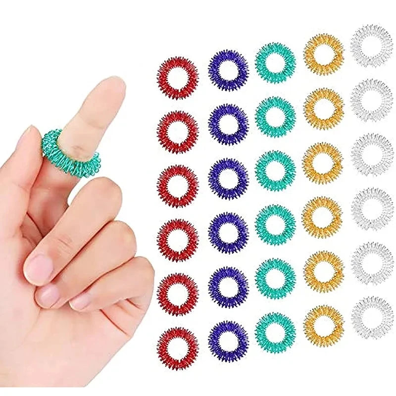 Sensory Finger Ring Set