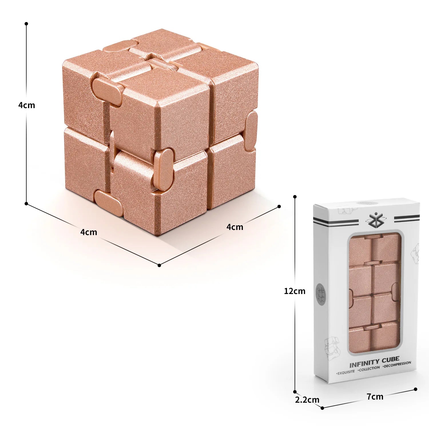 Metallic Infinity Cube