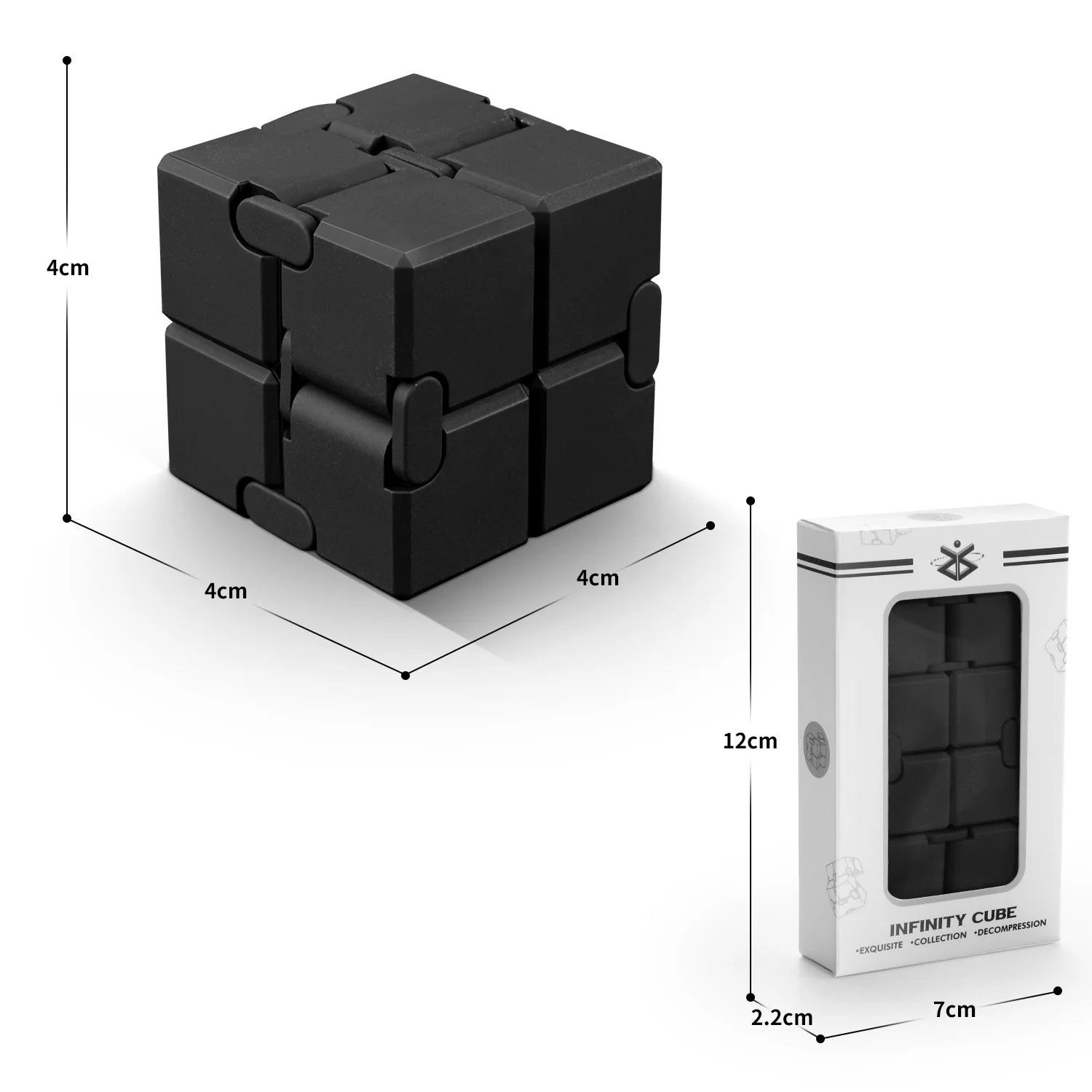 Metallic Infinity Cube