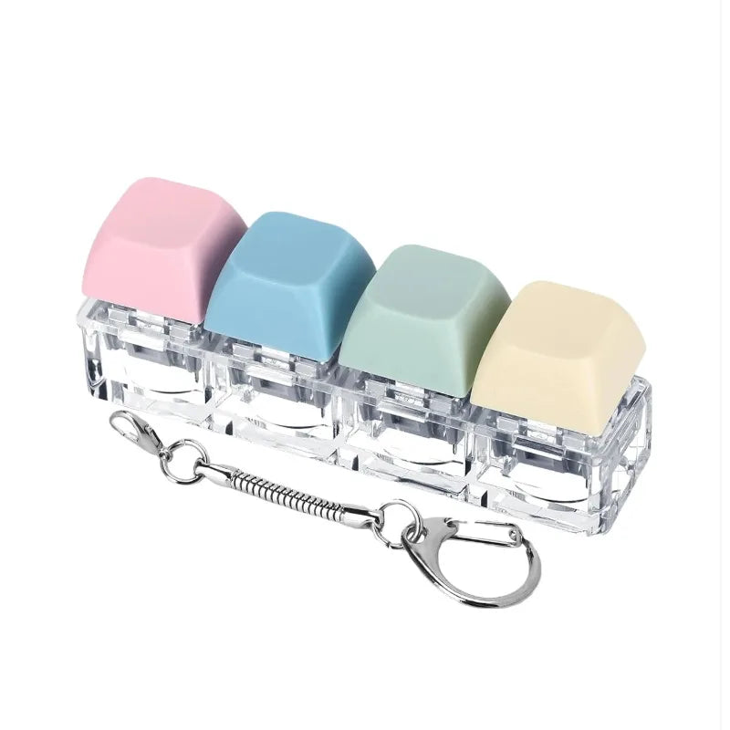 Silent Keyboard Clicker Keychain