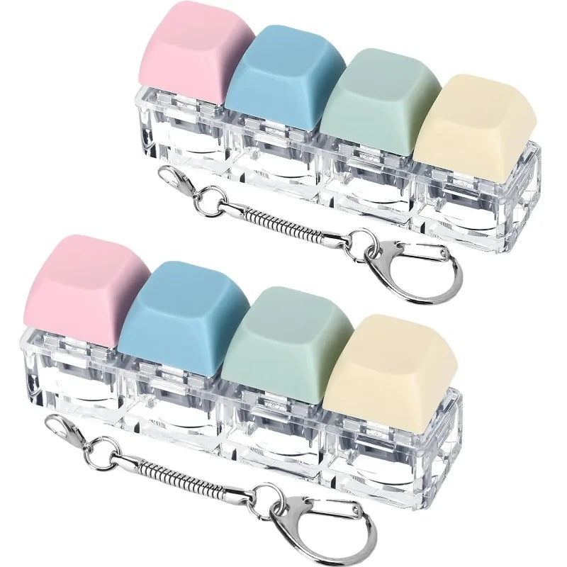 Silent Keyboard Clicker Keychain