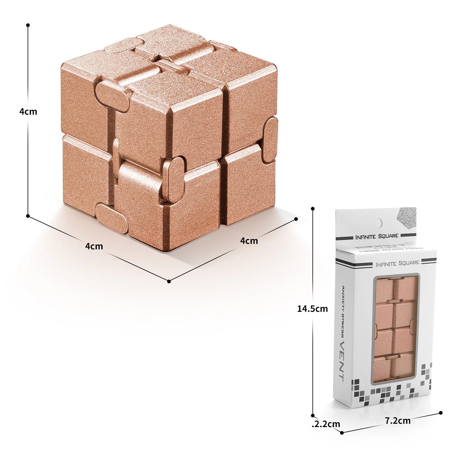 Metallic Infinity Cube