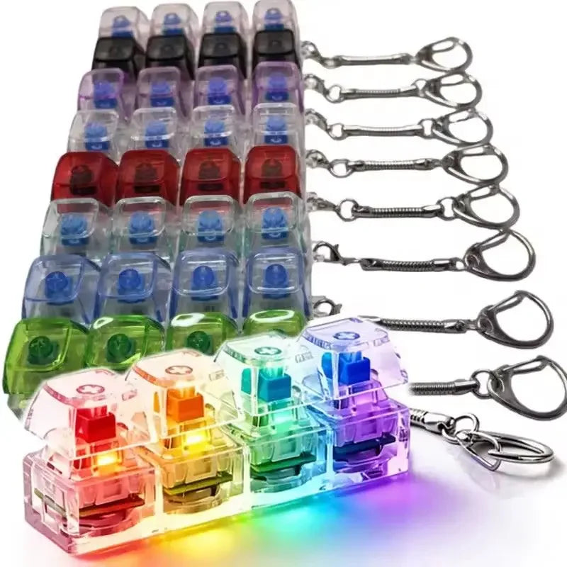 LED Keyboard Clicker Keychain